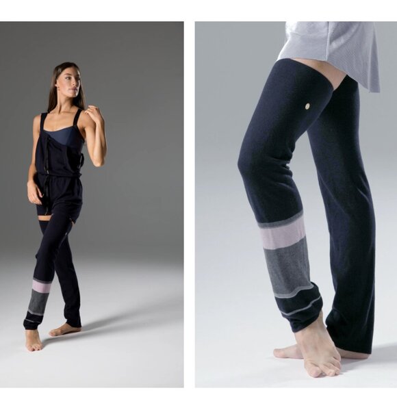 Bodile Luxe Leg Warmers Straight - Skylar Navy Blue (OS) - Picture 4 of 4